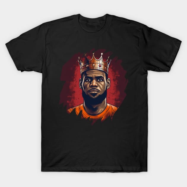 Lebron  James King T-Shirt by Pixy Official